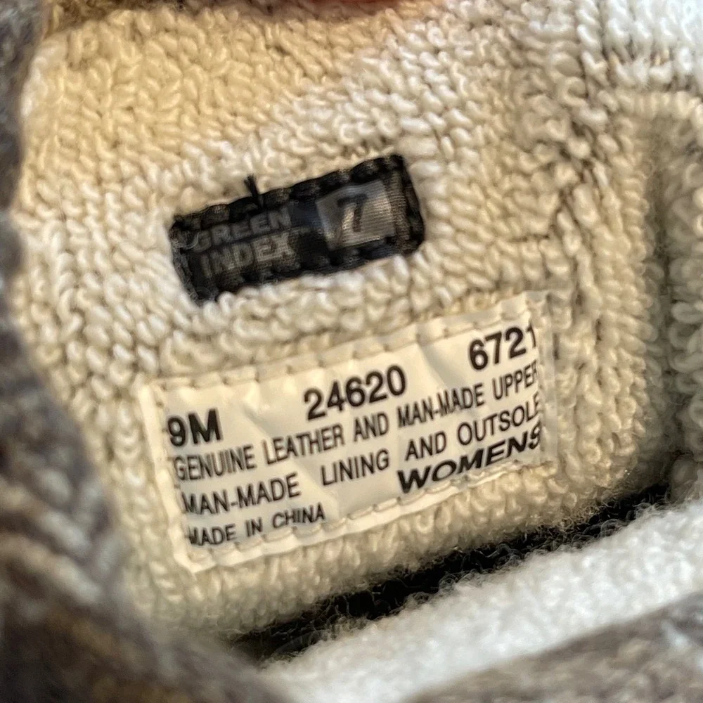 Timberland Smartwool Boots Womens 9 Brown Plaid Suede Cabin Gorpcore 24620